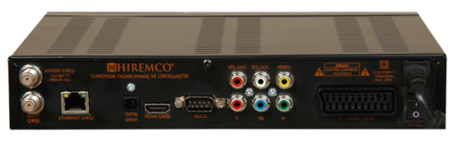 hiremco chipbox uydu alıcısı girişler