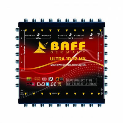 baff ultra mx serisi 10-12 multiswitch uydu santrali