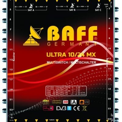 baff ultra mx serisi 10-24 multiswitch uydu santrali