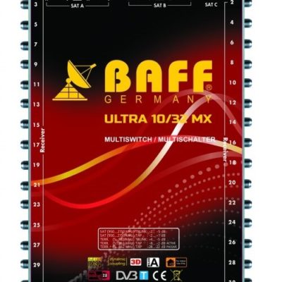 baff ultra mx serisi 10-32 multiswitch uydu santrali
