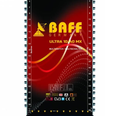 baff ultra mx serisi 10-40 multiswitch uydu santrali