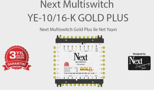 next 10-16 merkezi uydu sistemi santrali dagiticisi