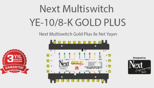 next 10-8 merkezi uydu sistemi santrali dagiticisi